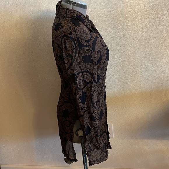 3xl Didi ID tunic button down shirt fits smaller (2xl but stretches) - Picture 3 of 5